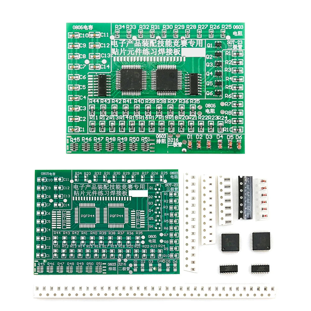 DIY SMT Soldering Practice Board PCB Kit – LOTHYE Soldering Practice Kit Axl B