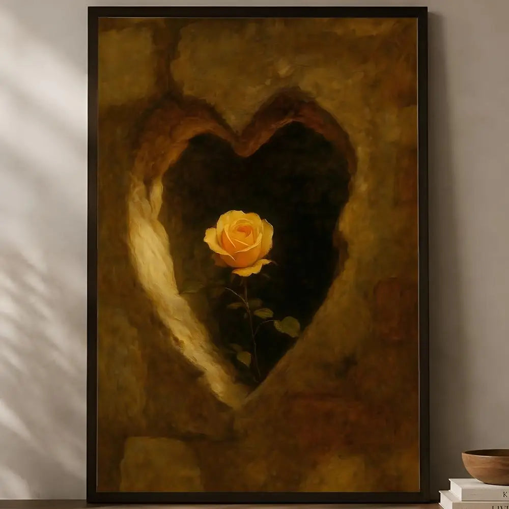 Self-Stick HD PVC Flower Landscape Wall Art Poster | Waterproof Wall Art Poster Axl White03 30X40cmNoframe