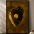 Self-Stick HD PVC Flower Landscape Wall Art Poster | Waterproof Wall Art Poster Axl White03 30X40cmNoframe