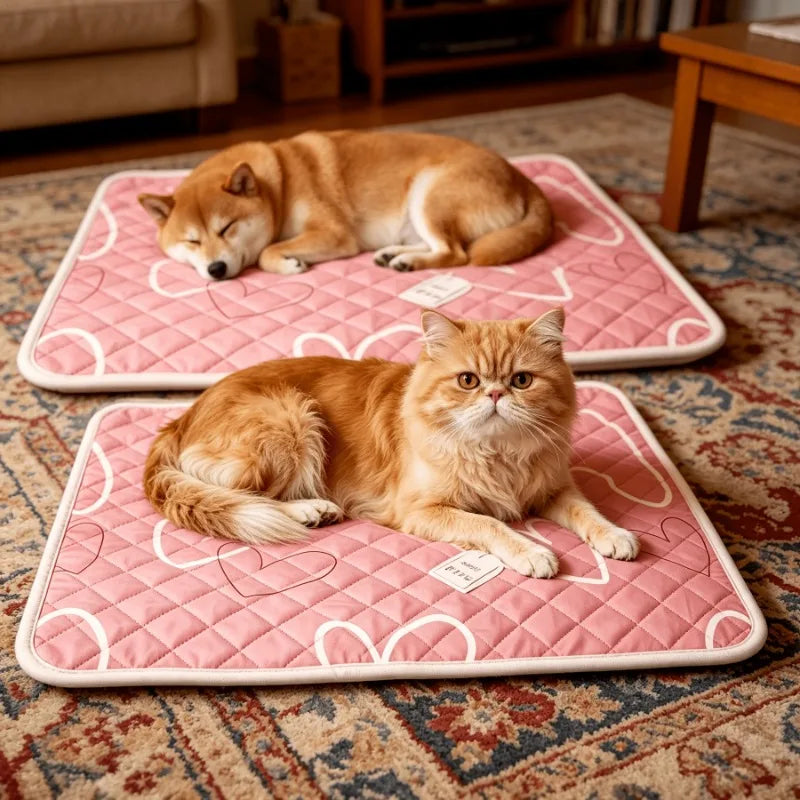 KEMORELA Pet Cooling Mat – Washable Dog & Cat Ice Pad Pet Cooling Mat Axl