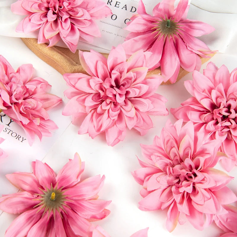 Silk Artificial Rose Flower Heads 5/10 Pcs – Wedding & Home Decor Artificial Flower Heads Axl color 13 5 pcs