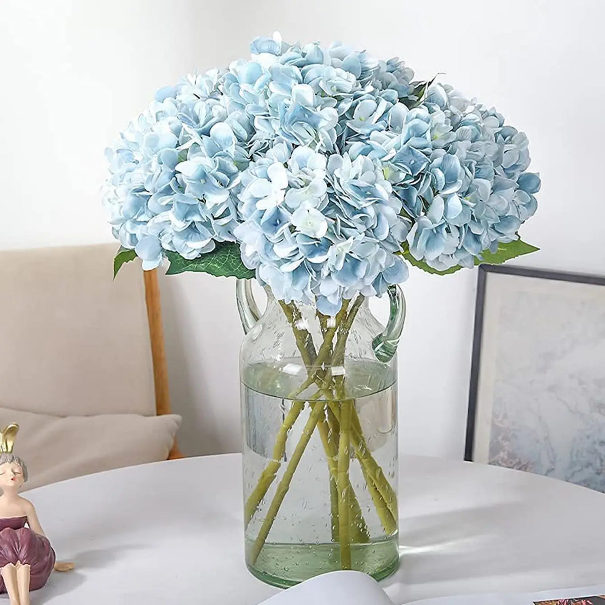 Silk Hydrangea Artificial Bouquet – Wedding & Home Décor Artificial Flower Bouquet Axl