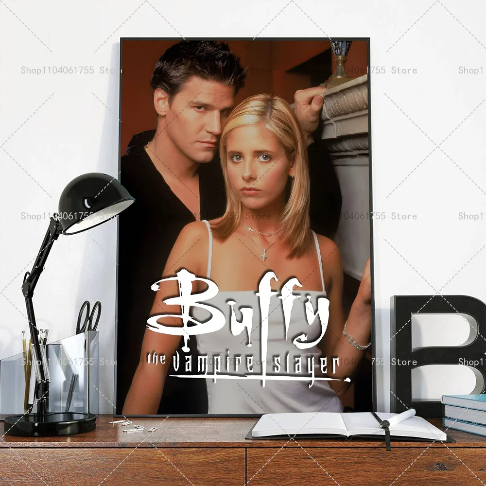 Buffy the Vampire Slayer Movie Poster Wall Sticker | Home Decor Wall Poster Sticker Axl z8 50x70cm No Frame