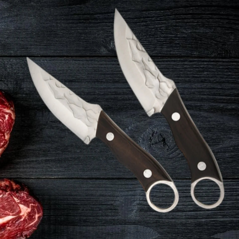 Serbian Boning Knife – Stainless Steel Chef Knife Wood Handle Chef Boning Knife Axl