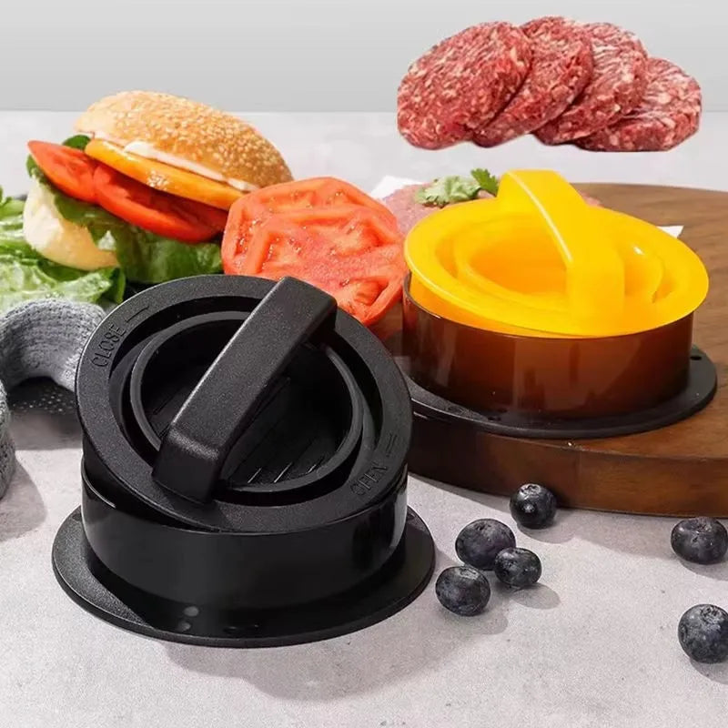 Non-Stick Burger Press & Patty Maker – 3-in-1 Meat Mold Burger Patty Press Axl