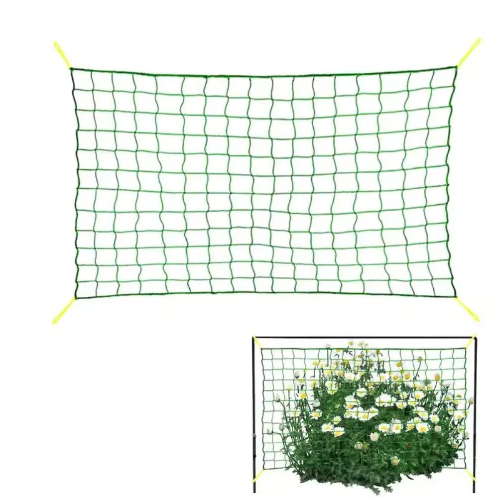 Plant Trellis Climbing Net – Plastic Garden Vine Support Mesh Garden Trellis Net Axl