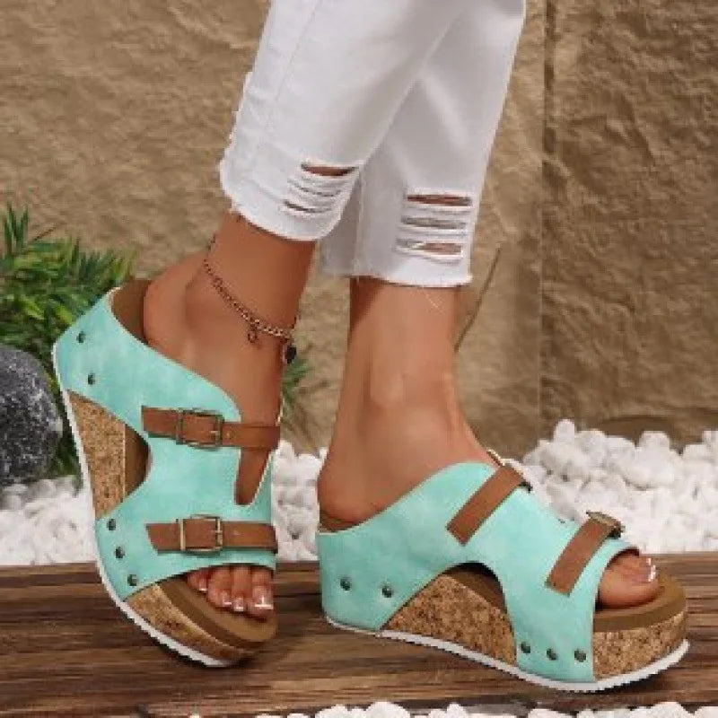 Women's Wool-Lined Flat Slippers | Plush Indoor Casual Shoes Flat Indoor Slippers Axl 40 green