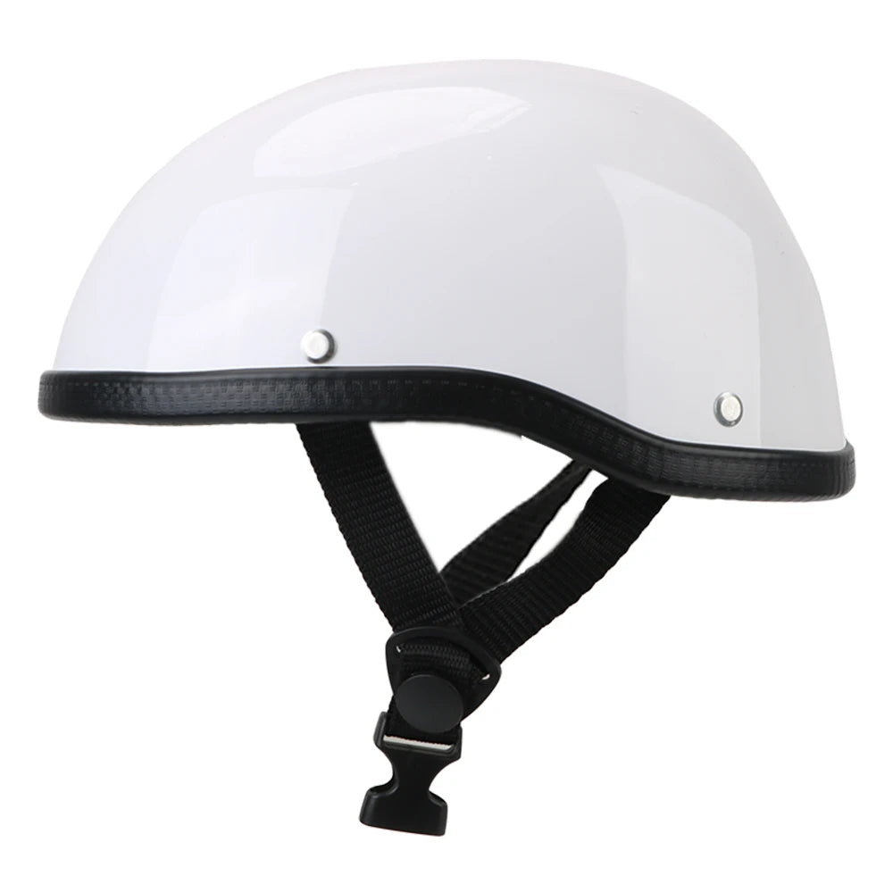 Retro Vintage Half Helmet – Unisex MTB Bike Cycling Helmet Cycling Safety Helmet Axl WHITE