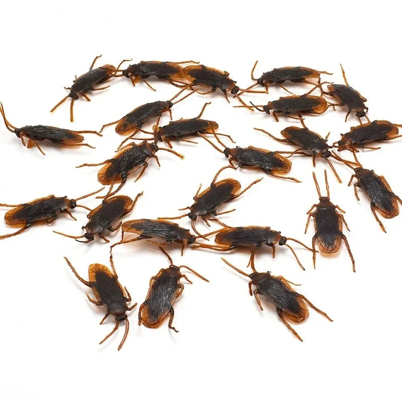 10-Pack Fake Cockroach Prank Toys – Halloween Novelty Joke Set Novelty Prank Toy Axl