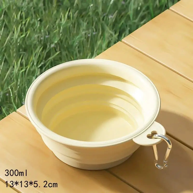 Collapsible Silicone Pet Bowl – Portable Dog & Cat Travel Bowl Collapsible Pet Bowl Axl A7