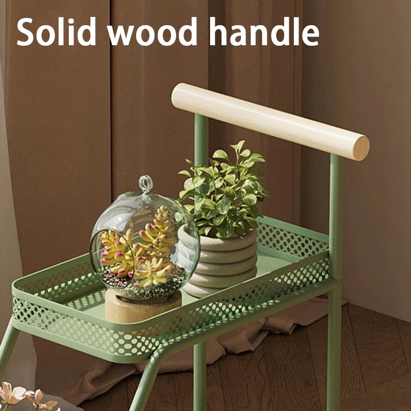3-Tier Metal Flower Pot Stand – Movable Balcony Plant Rack Plant Pot Stand Axl