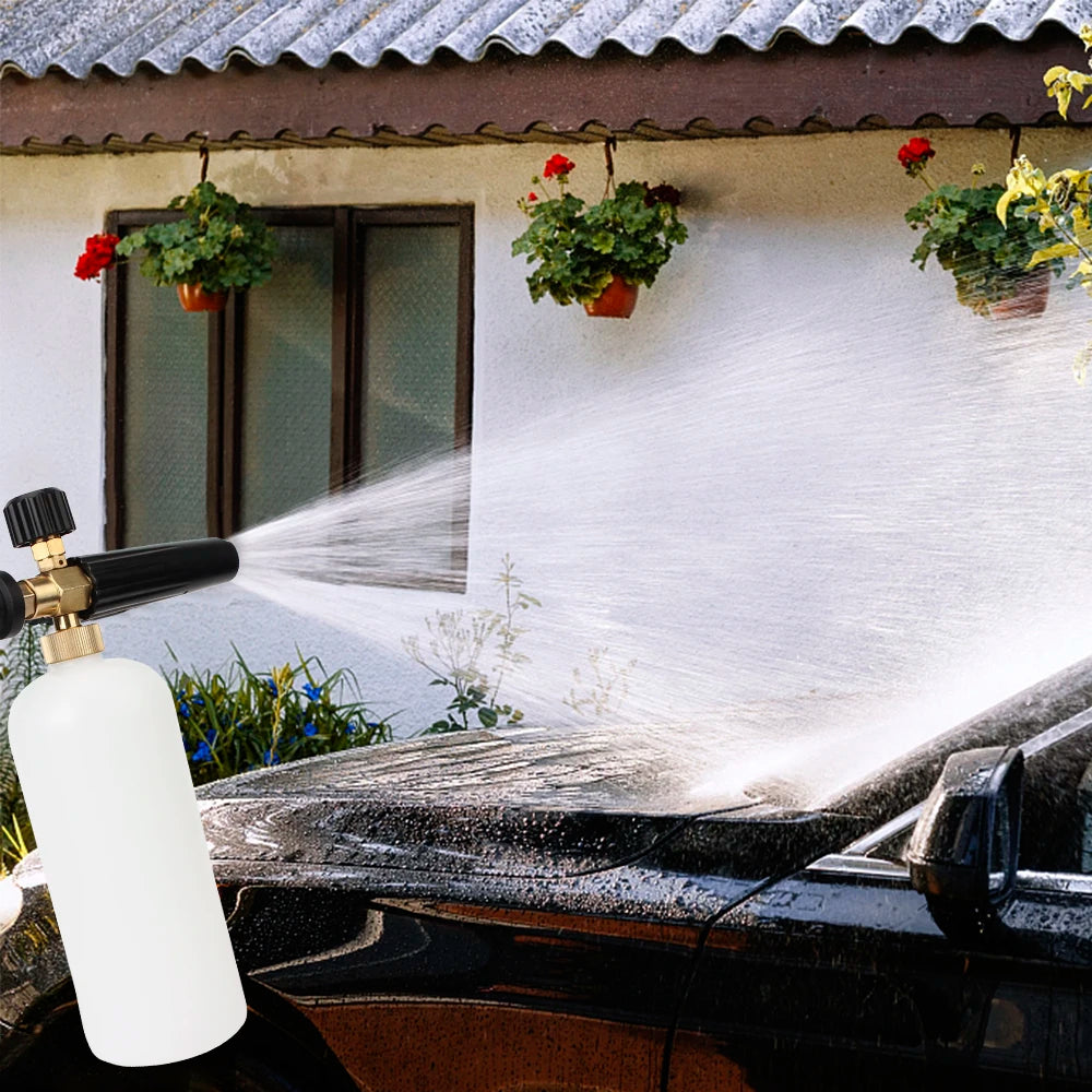 Snow Foam Lance 1L for Karcher K2–K7 | Adjustable Foam Cannon Snow Foam Lance Axl