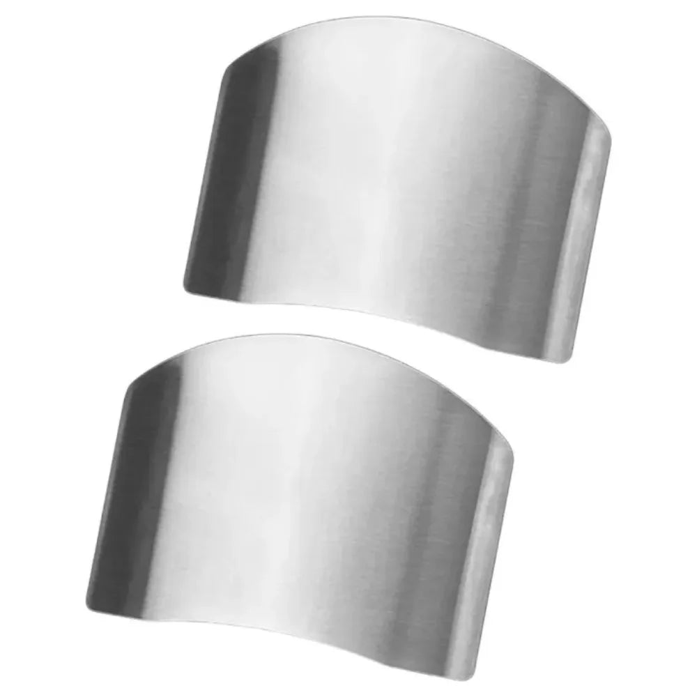 2-Pack Stainless Steel Finger Guard – Kitchen Cutting Protector Kitchen Finger Guard Axl