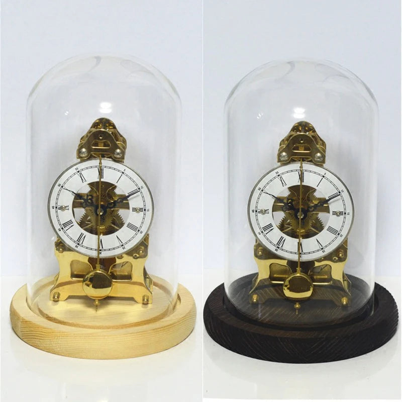 Copper Mechanical Desk Clock – Vintage Antique Chiming Clockwork Mechanical Desk Clock Axl