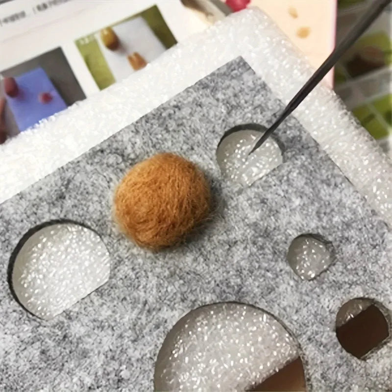 8-Piece Wool Felt Felting Molds Set – DIY Needle Felting Stencils Needle Felting Molds Axl