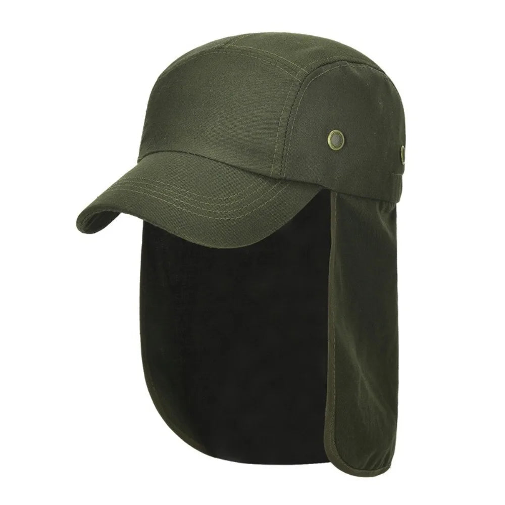 UV Baseball Cap with Neck Shawl – Unisex Outdoor Sun Hat Outdoor Sun Hat Axl Green