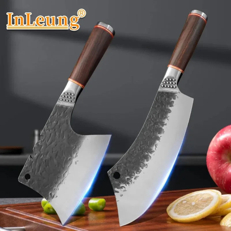 Hand Forged Stainless Steel Meat Cleaver | BBQ Butcher Knife Meat Cleaver Knife Axl