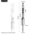 Square Hole Drill Bits Mortising Chisel Adapter | 4 Sizes Mortising Drill Bit Set Axl 12.7mm