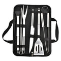 Stainless Steel BBQ Tool Set – 6–8 Pc Outdoor Grill Kit BBQ Grill Tool Set Axl 9pcs