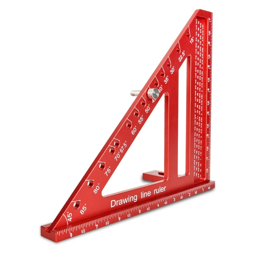 Multi-Angle Aluminum Woodworking Square & Triangle Ruler Woodworking Measuring Ruler Axl China Mainland