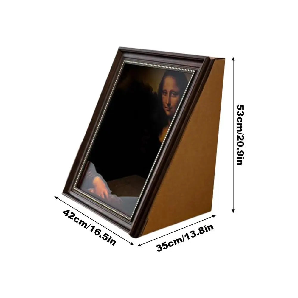 Mona Lisa Cat Scratcher Bed – Art Frame Hideout & Perch Cat Scratcher Bed Axl A