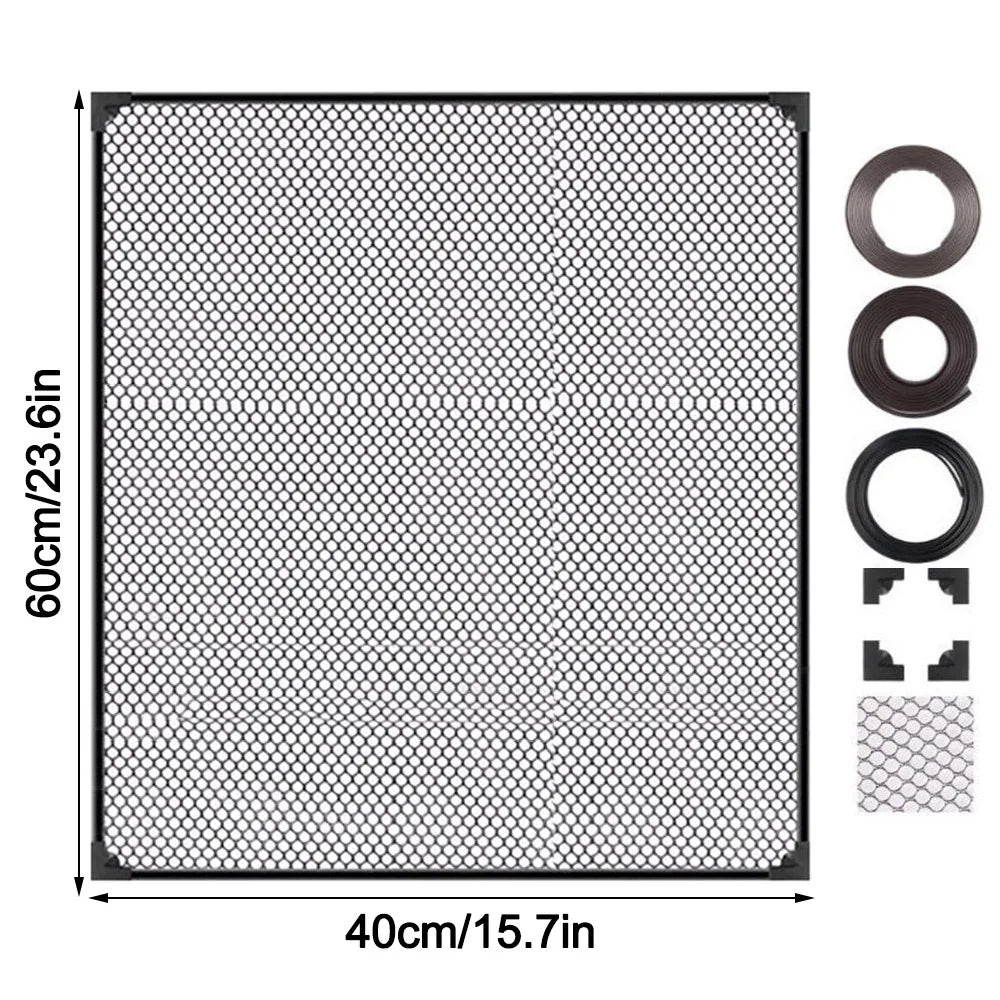 Magnetic Mesh Aquarium Lid Cover – Anti-Jump Fish Tank Net Aquarium Lid Cover Axl 60-40cm