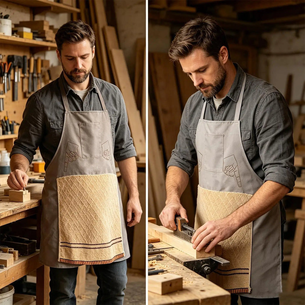 Funny Prank Apron with Surprise Pocket | Gag Gift for Men & Women Novelty Kitchen Apron Axl