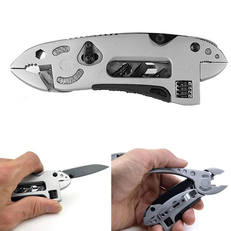 Multitool Pliers Pocket Knife Screwdriver Wrench Camping Kit Multitool Pliers Kit Axl