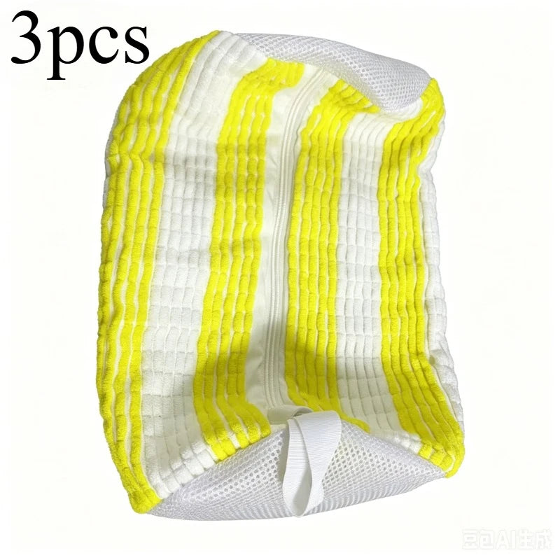 Machine Washable Shoe Laundry Bag – Polyester 1-3 Pack Shoe Laundry Bag Axl Yellow White-3pcs