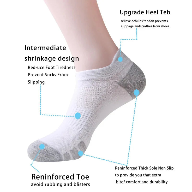 Women's Knit Cotton Socks 6 Pairs – Breathable & Moisture-Wicking Women's Knit Socks Axl