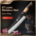 XINZUO 8.31" Bunka Knife – 67-Layer Damascus Steel Chef Knife Damascus Chef Knife Axl China Mainland