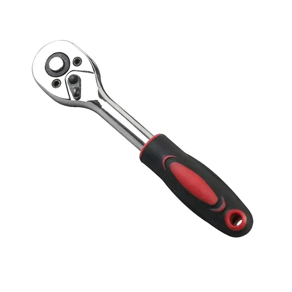 Quick Ratchet Wrench 1/4" 3/8" 1/2" Chrome Vanadium Steel Tool Ratchet Socket Wrench Axl A