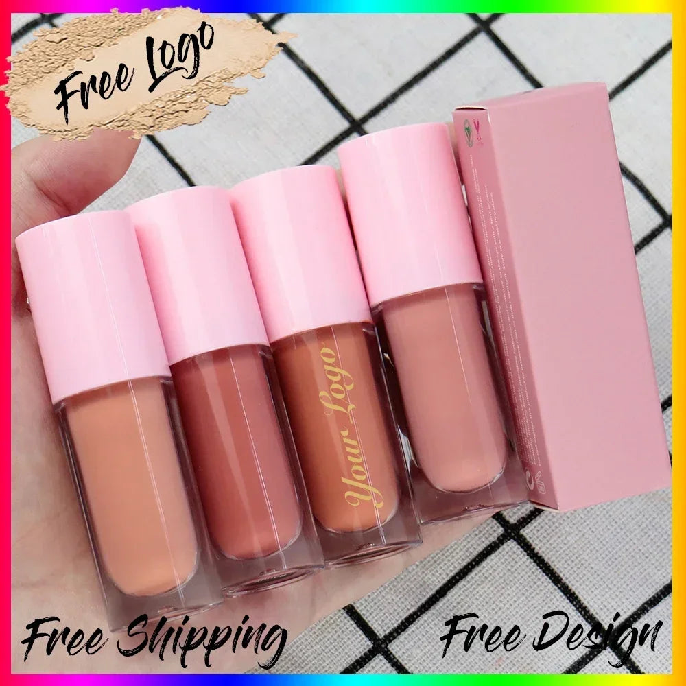 Nude Lip Gloss Big Brush Private Label Wholesale – 147+ Shades Lip Gloss Axl