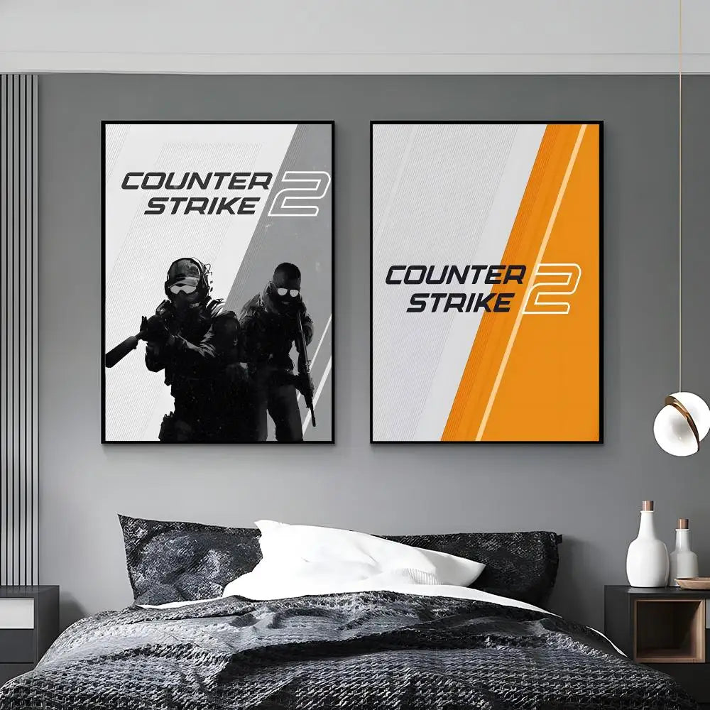 Counter-Strike 2 HD Wall Poster – Waterproof Gaming Decor Gaming Wall Poster Axl