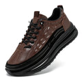Men's Winter High-Top Casual Ankle Boots – Warm Lace-Up Men's Ankle Boots Axl Brown 41