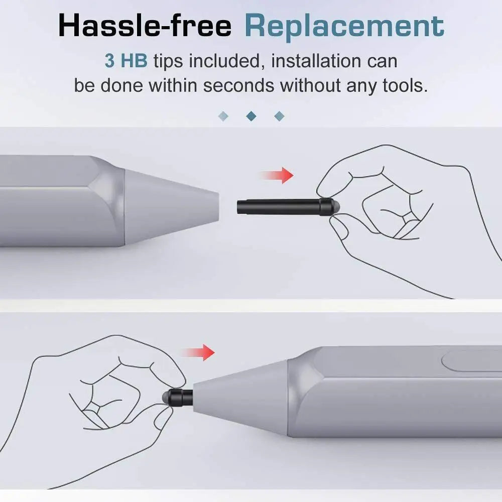 Surface Pen Tip Replacement HB Nibs – Fits Pro 4/5/6/7 (3-Pack) Stylus Pen Nibs Axl