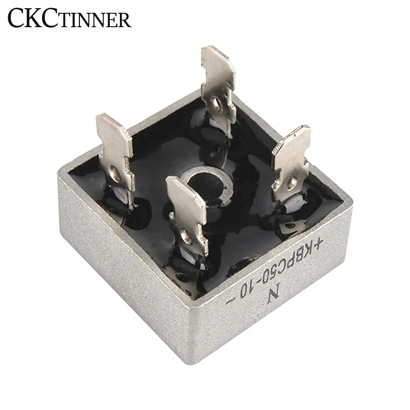 2PCS KBPC Bridge Rectifier – Single Phase Diode Metal Case Bridge Rectifier Axl