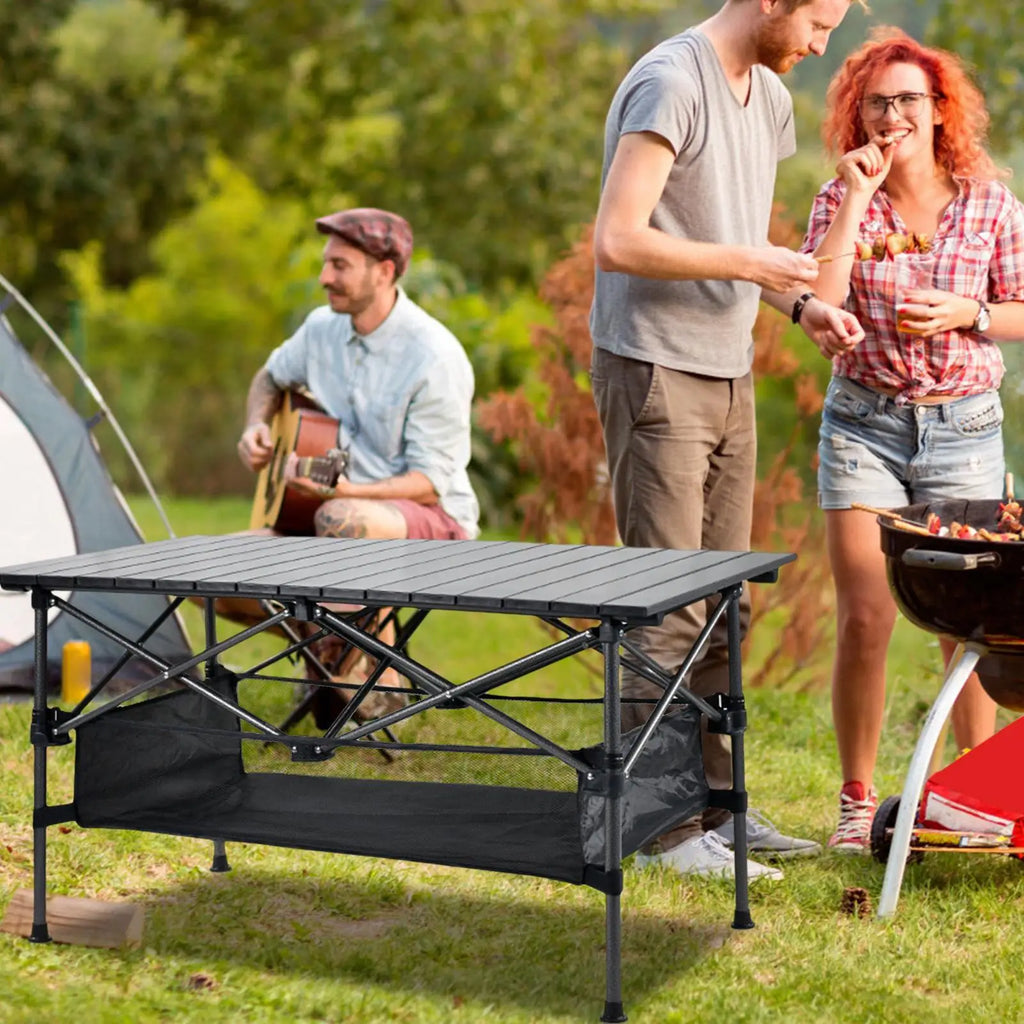 Hangable Under Table Storage Bag – Camping Picnic Organizer Camping Table Organizer Axl