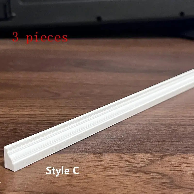 Miniature Dollhouse Skirting & Ceiling Trim | DIY Micro Scene Dollhouse Trim Accessory Axl A3 3pieces