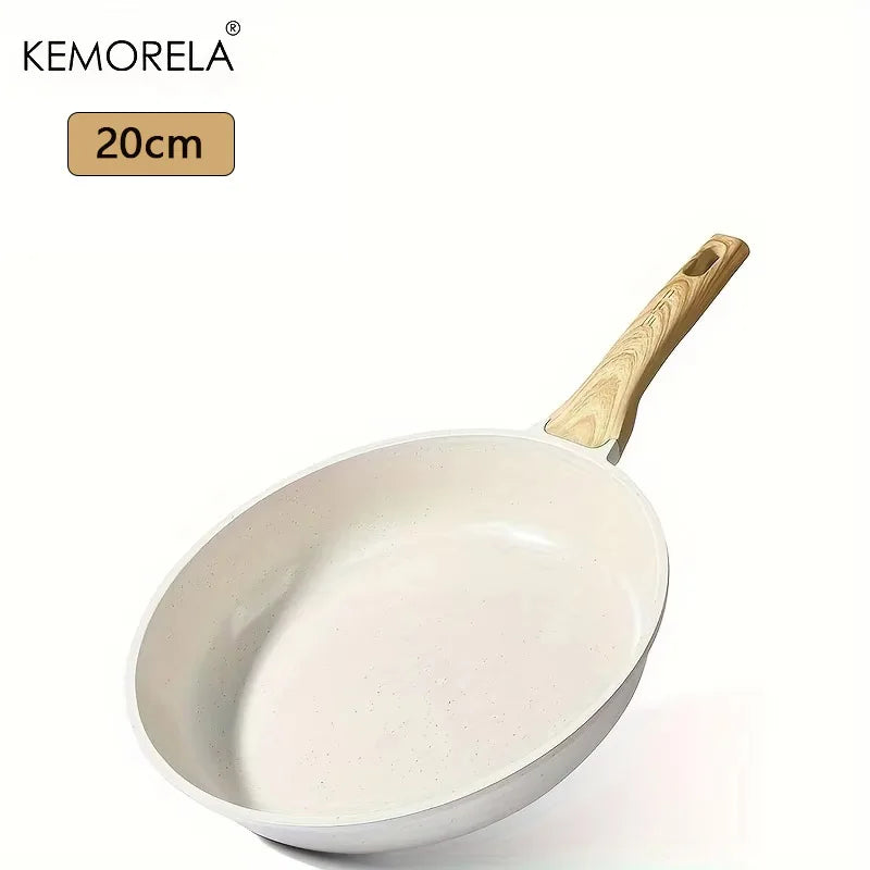 KEMORELA Non-Stick Ceramic Frying Pan – Gas & Induction Wok Ceramic Frying Pan Axl 20cm