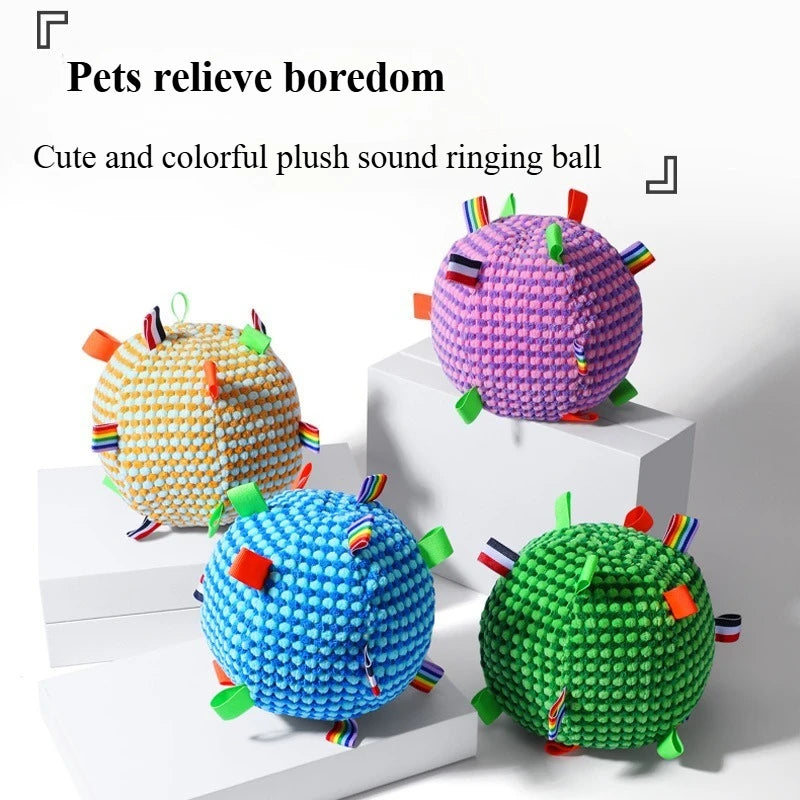 Interactive Dog Training Ball with Bell – Fetch Toy for Dogs Dog Fetch Toy Axl