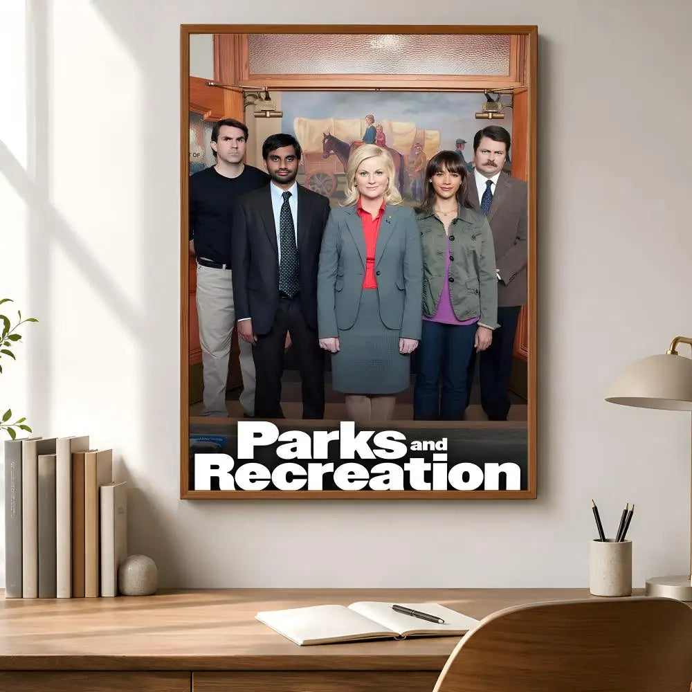 Parks & Recreation TV Poster – HD Waterproof Wall Sticker Wall Poster Sticker Axl