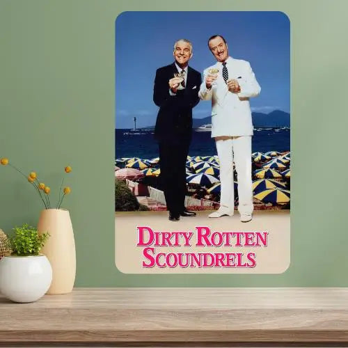 Dirty Rotten Scoundrels Classic Movie Metal Poster Sign Metal Wall Sign Axl aluminum sign aluminum 14x20cm