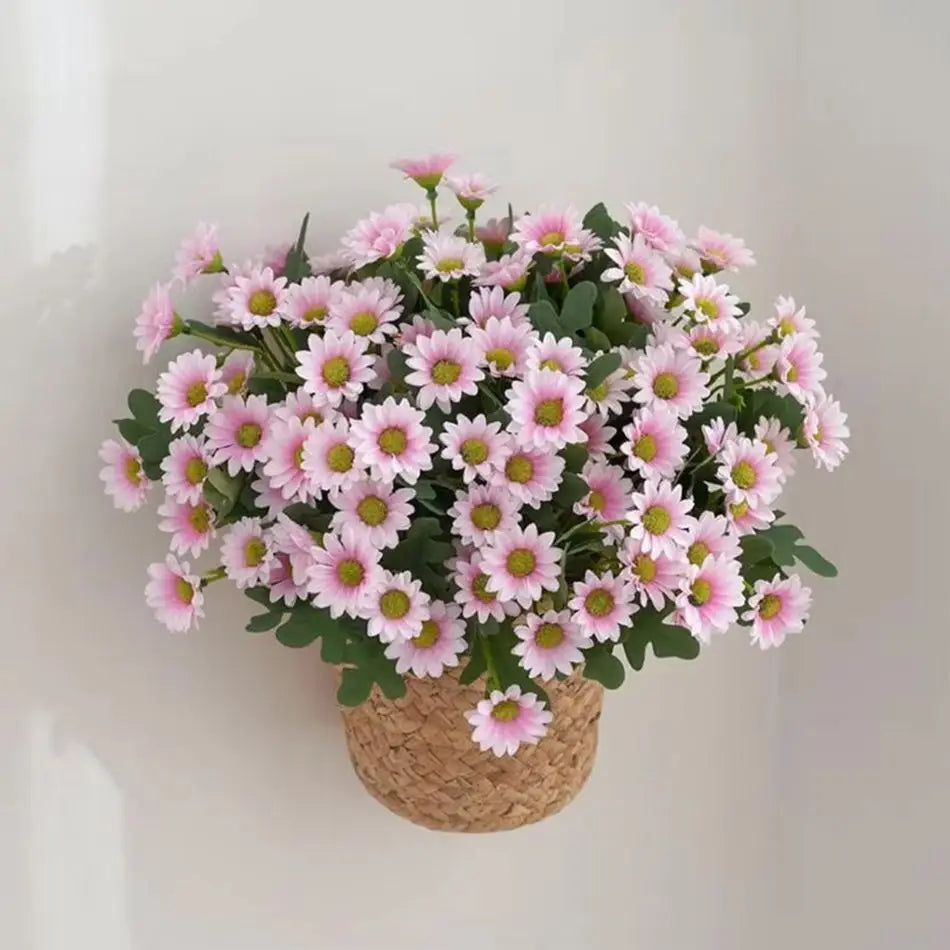 Autumn Silk Daisy Artificial Flowers – Wedding & Home Decor Artificial Flower Bouquet Axl