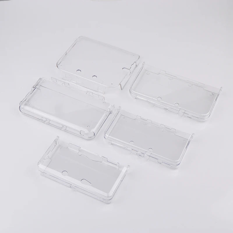 Clear Case & Screen Protector for 2DS 3DS 3DS XL New 3DS Console Protective Case Axl