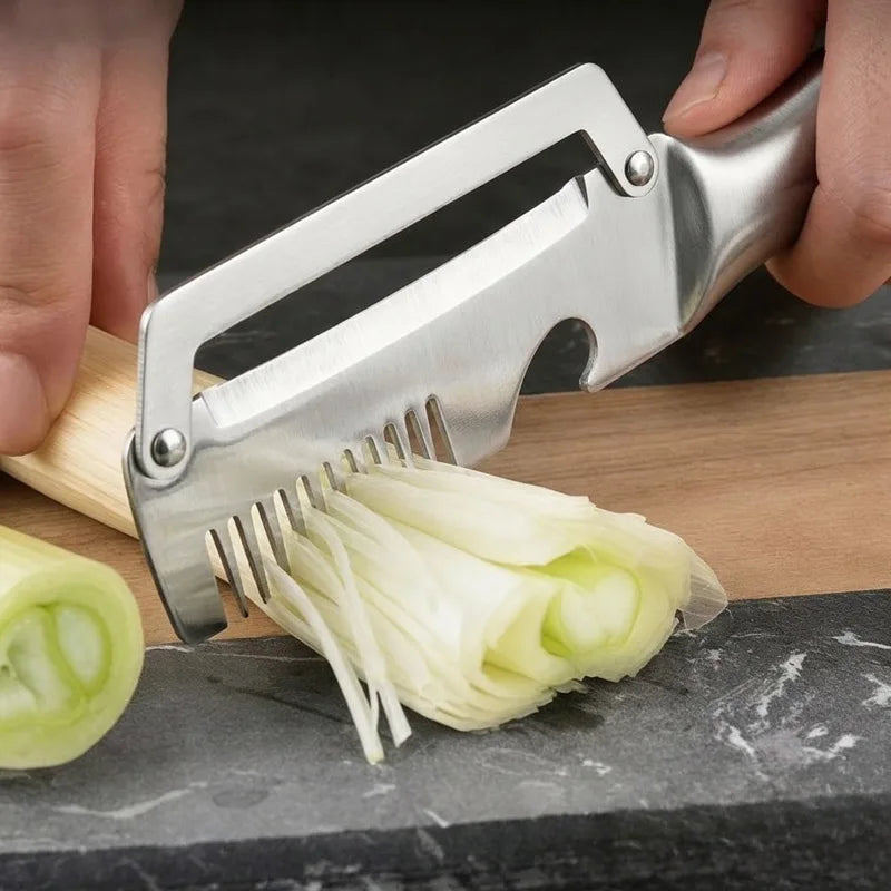 PLYS Stainless Steel Vegetable & Fruit Peeler – Non-Slip Handle Vegetable Peeler Axl