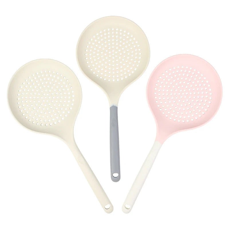Silicone Long Handle Strainer – Colander for Pasta & Noodles Kitchen Colander Strainer Axl