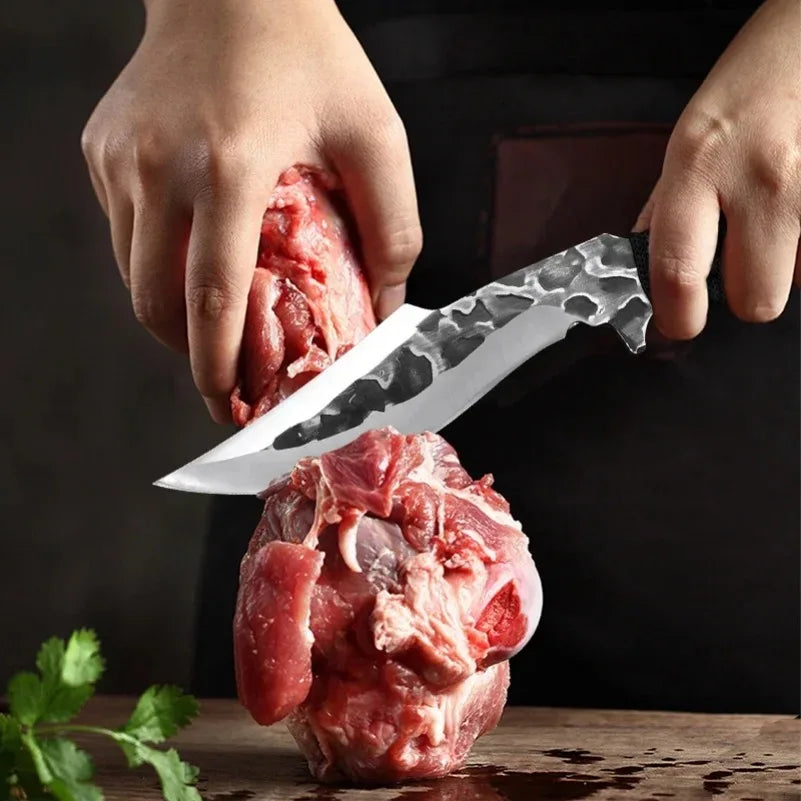 InLeung Hand Forged Boning Knife – Stainless Steel Chef Knife Chef Boning Knife Axl