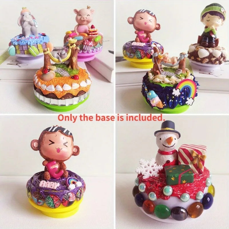 DIY Rotating Music Box Base – Clay Craft Kit for Kids DIY Music Box Kit Axl