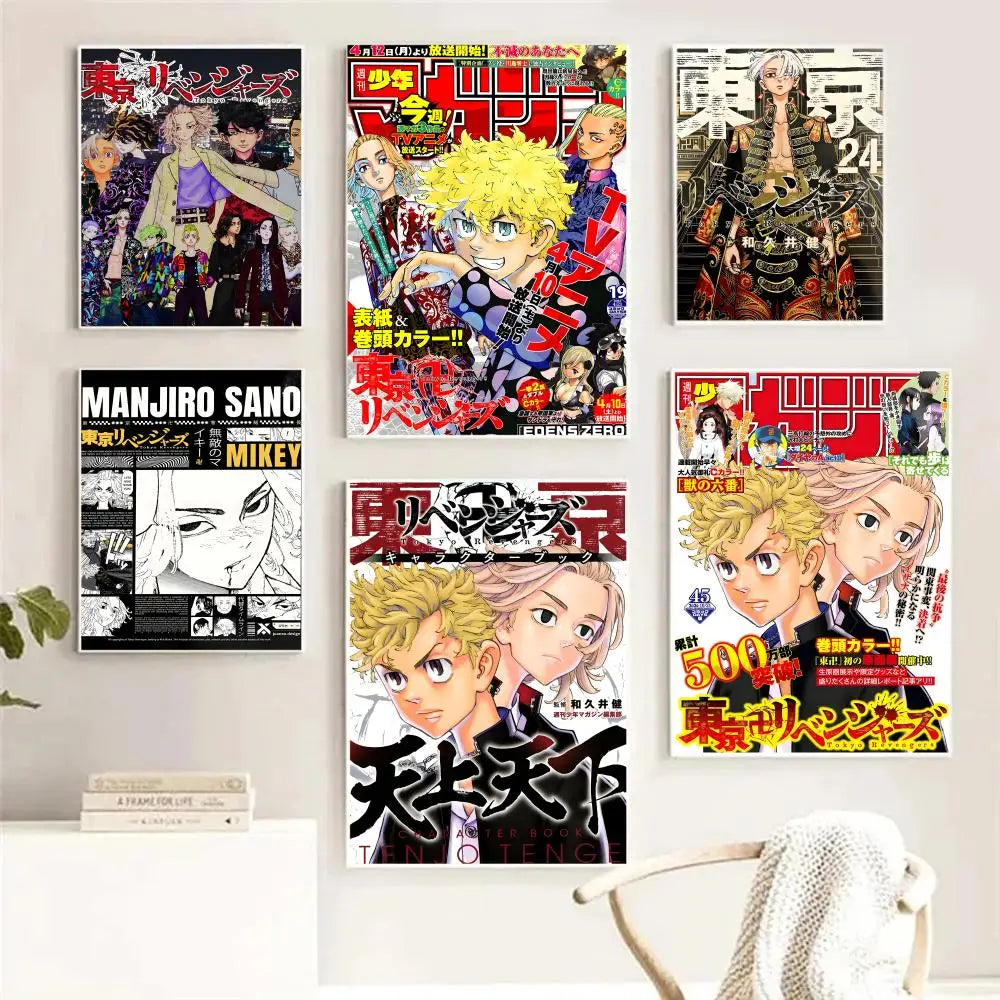 Tokyo Revengers Anime Canvas Poster – HD Print Wall Art Canvas Wall Poster Axl